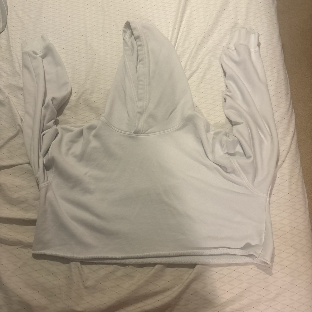 Aritzia Classic White Hoodie